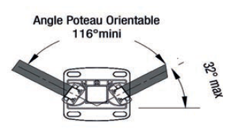 ANGLE POTEAU ORIENTABLE