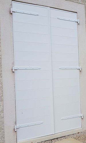 Volets extrudés lames 150 horizontales